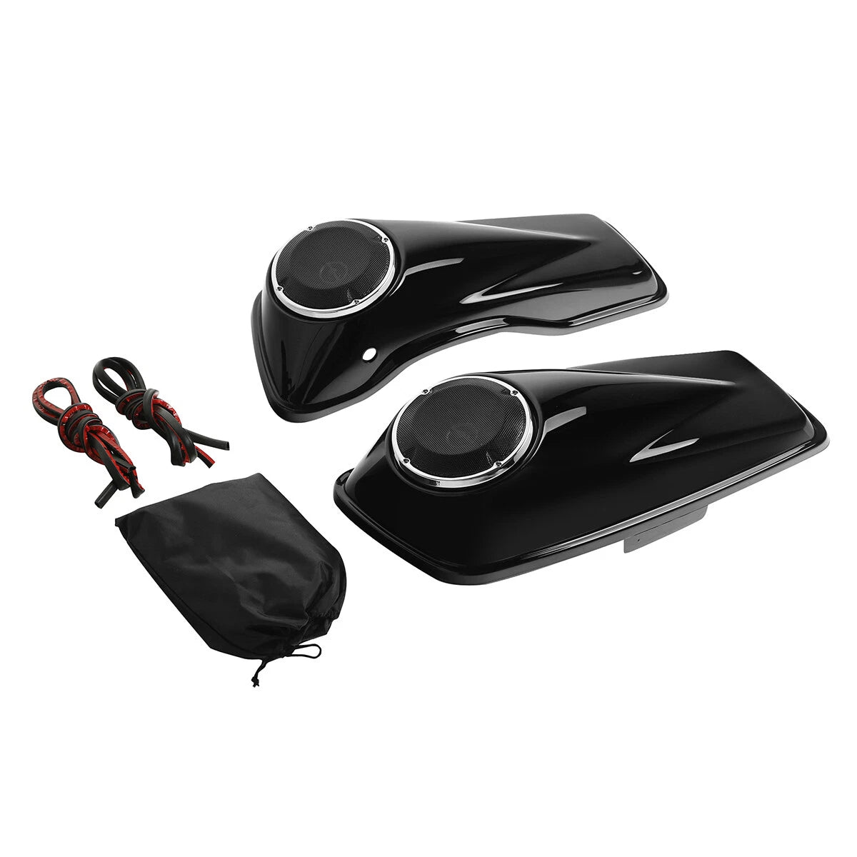 Saddlebag Lids & 6.5" Speakers for Harley Electra Glide (2014–2023)