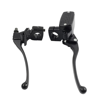 1'' 25mm Left Clutch Lever Right Hydraulic Brake Master Cylinder for Motorcycles