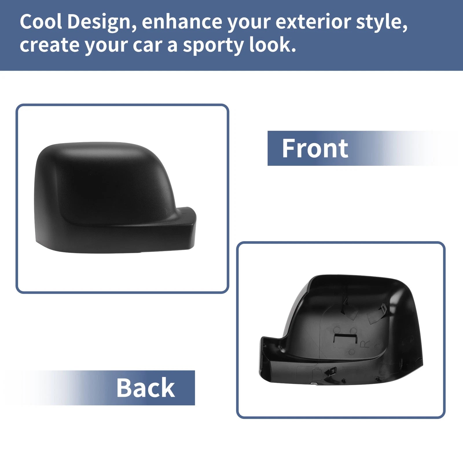 Right Driver Side Mirror Cover Cap for Fiat Talento (2016–2020)