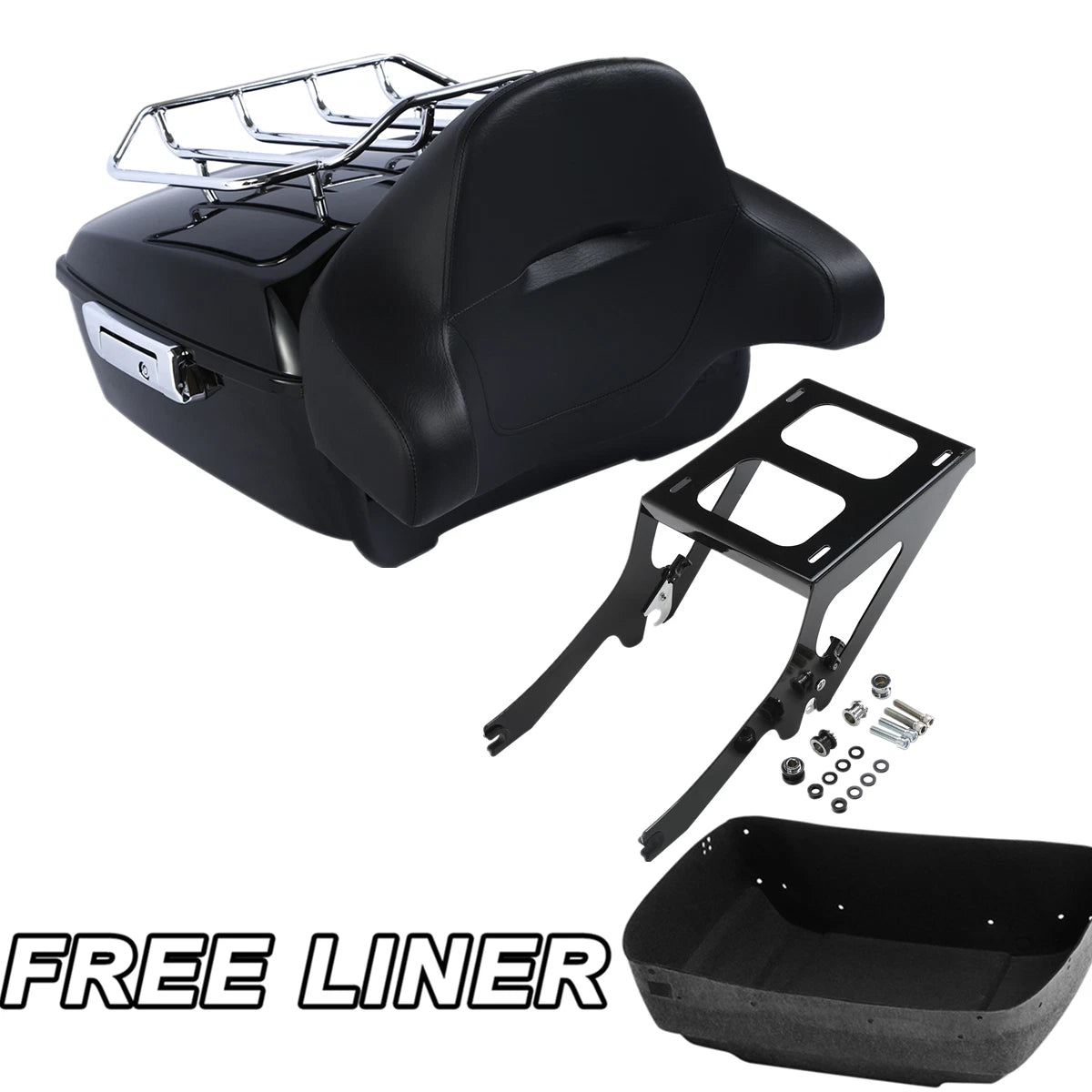 Trunk Pad Rack for Harley Softail Heritage Classic (2018–2025) Black