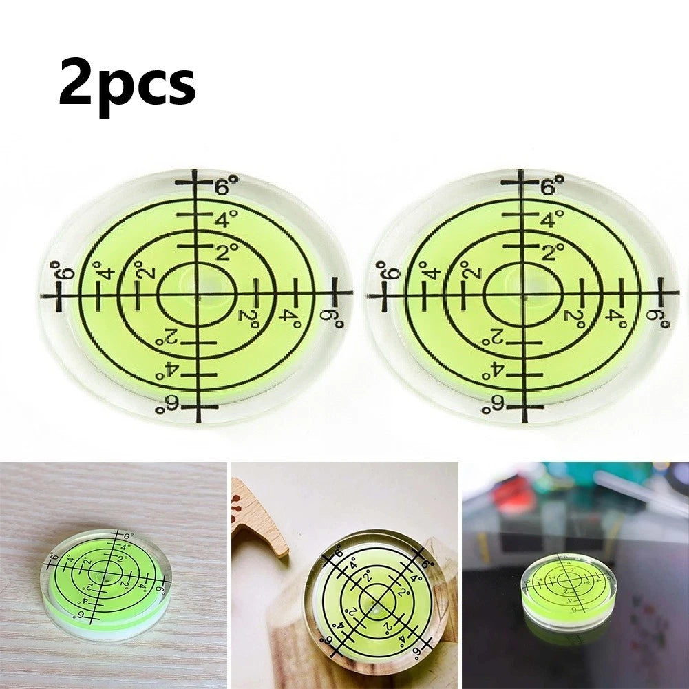 2 Pack 32mm Bubble Levels for Precise Measurements