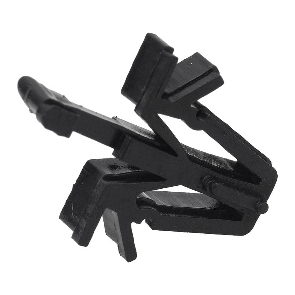 10X Clasp Fastener for Automotive Black Plastic