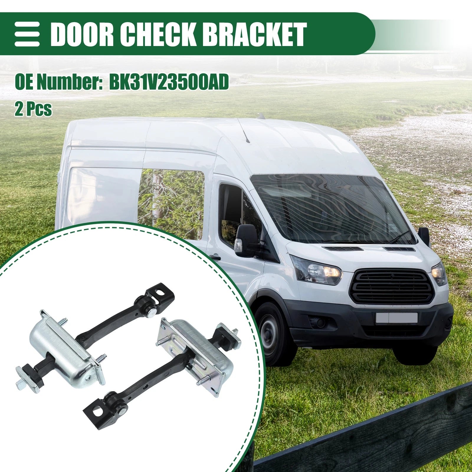 Door Check Strap Assembly Pair for Ford Transit MK8 (2014–2021)