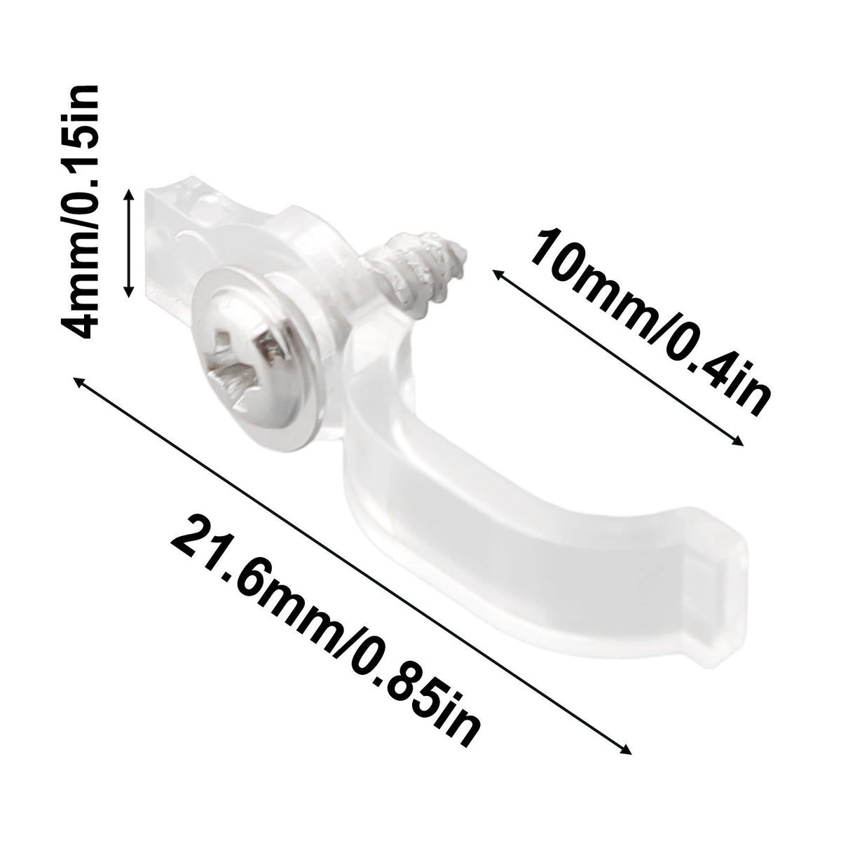 Set of 50 Mounting Brackets for 5050 LED Strip Light Bar