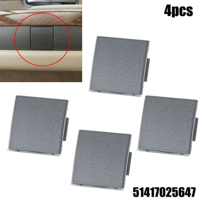 4X Front Door Covers for BMW 7 Series E65 E66 (2002–2008) Grey