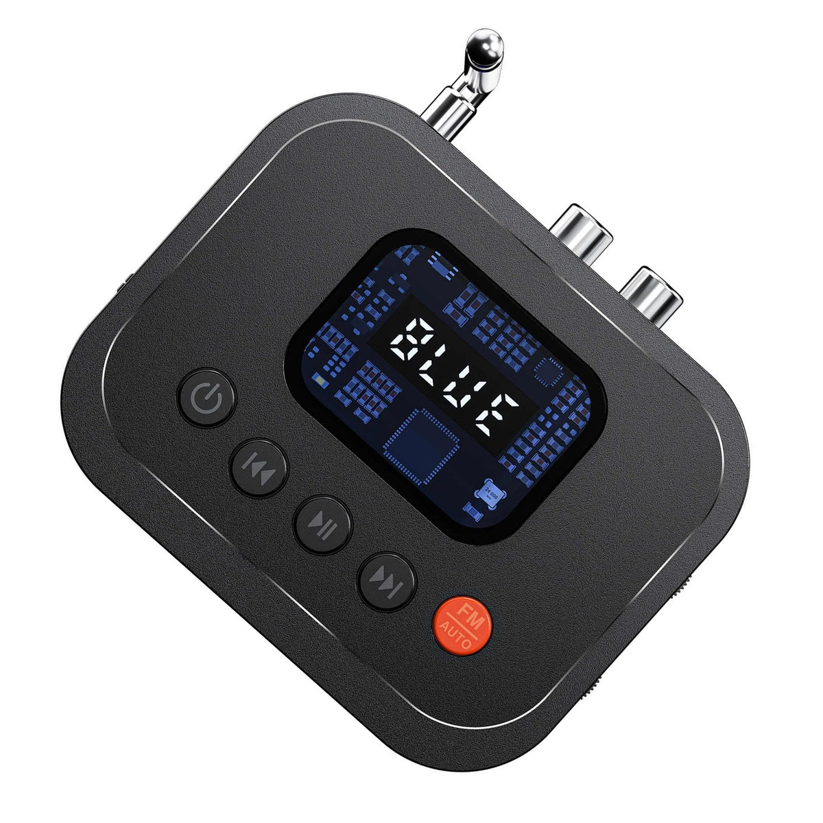 2 in 1 Bluetooth 6.0 HiFi Audio Receiver FM Radio Adapter with LED