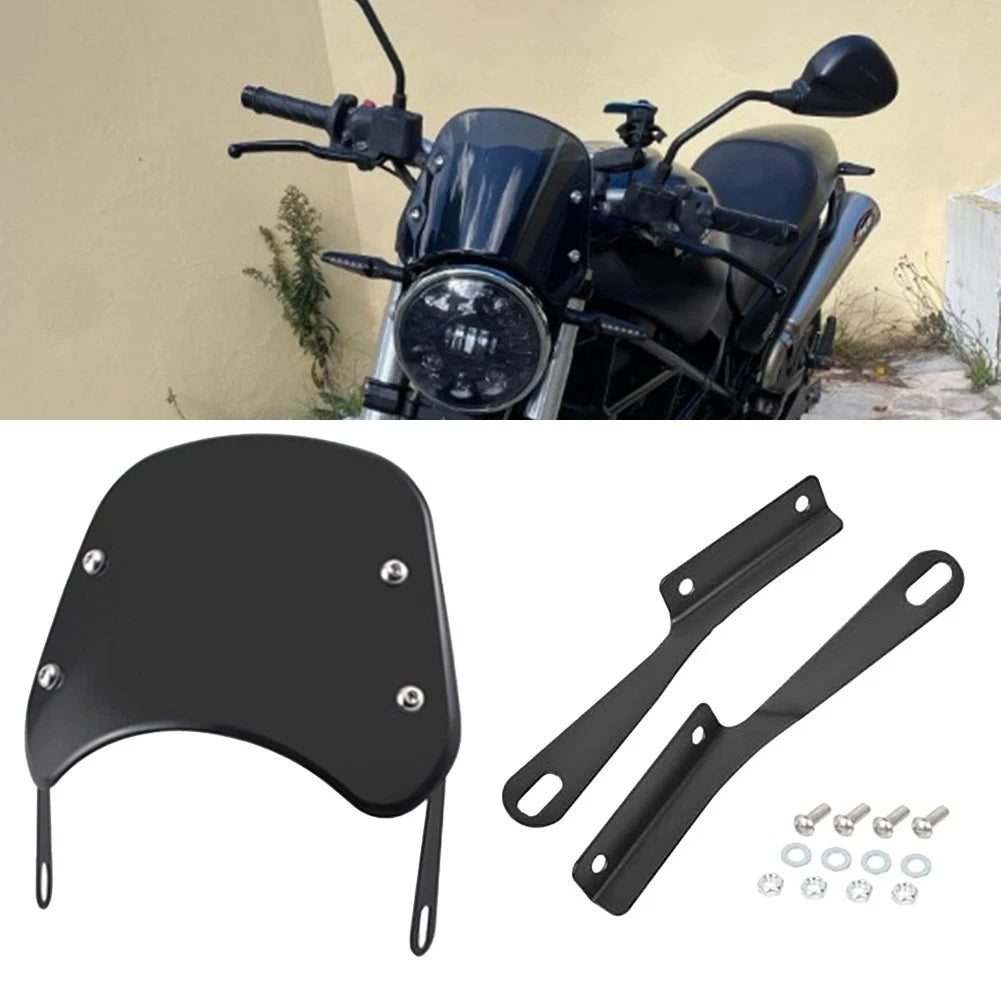 Easy Install Motorcycle Windshield Deflector Fits For Honda For Kawasaki
