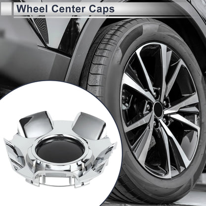 Wheel Center Caps for Chevy Silverado Tahoe Suburban 2007-2014 Black Plastic