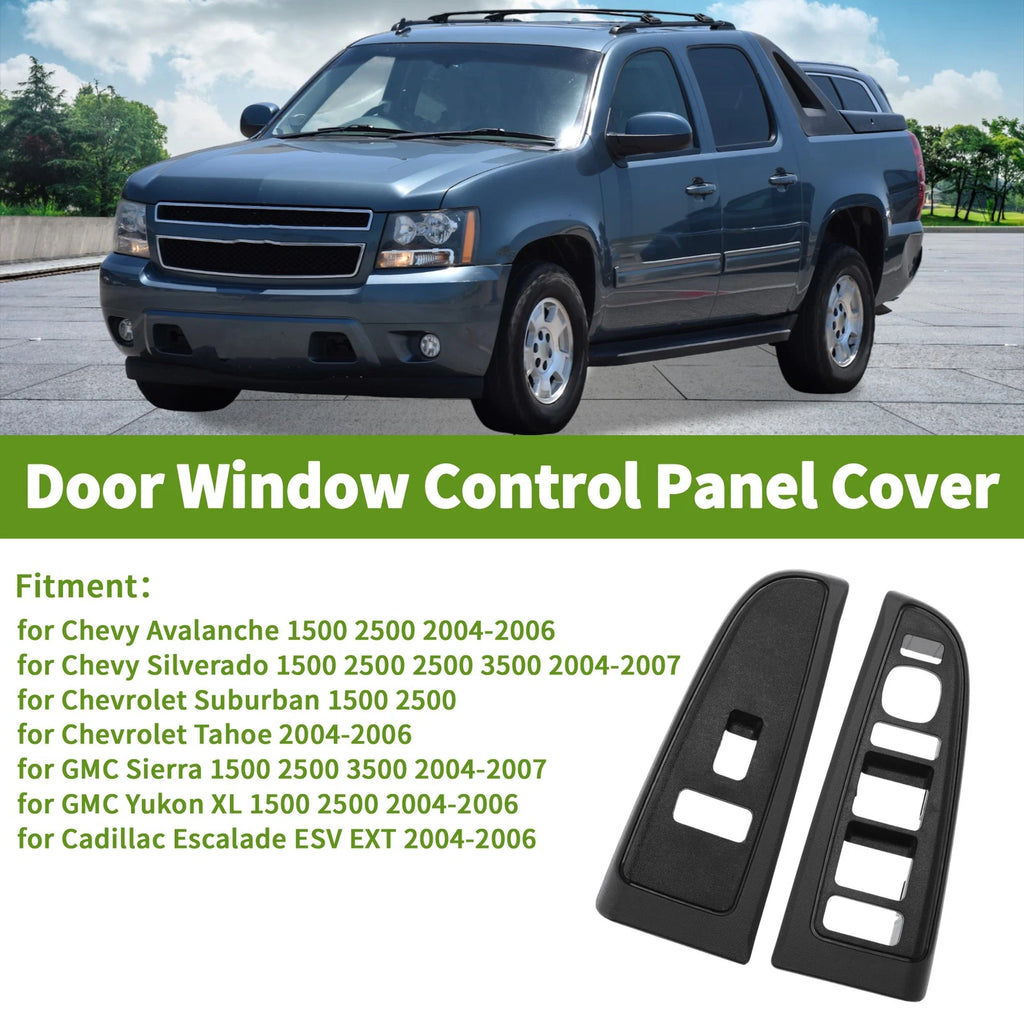 Window Switch Bezel Cover Replacement for Chevy Avalanche 1500 2500 (2004–2006)
