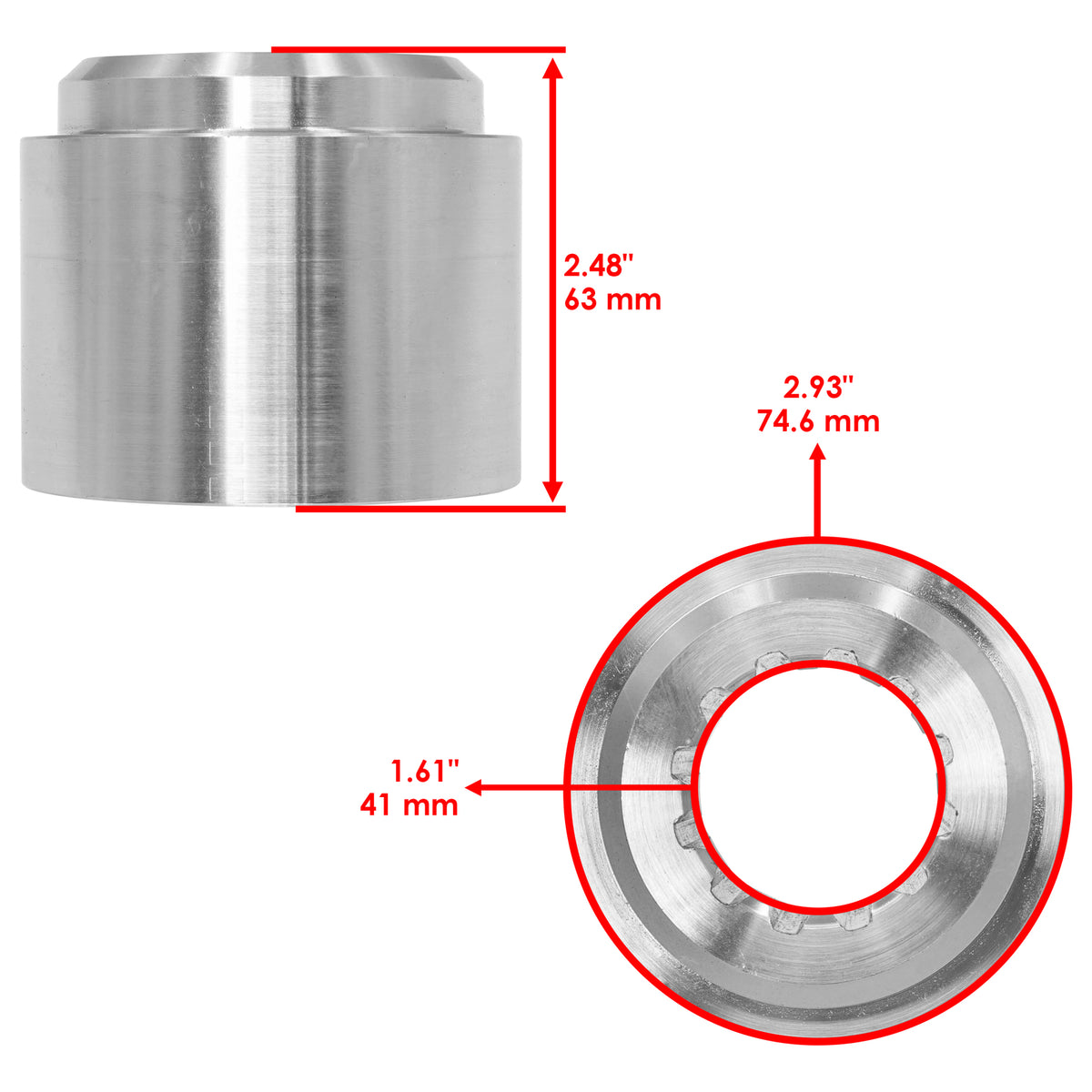 12 Spline Blade Carrier Hub Replacement for Omni RC30 40HP Rotary Cutter (2000–2000)
