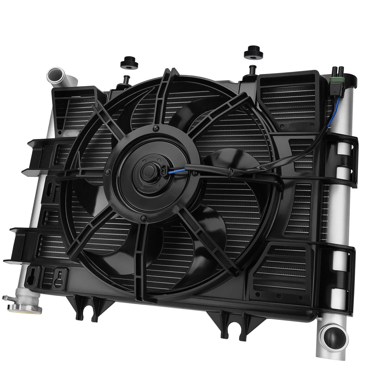 Aluminum Radiator + Fan Assembly + Bushing for Polaris Sportsman 850 (2009–2025)