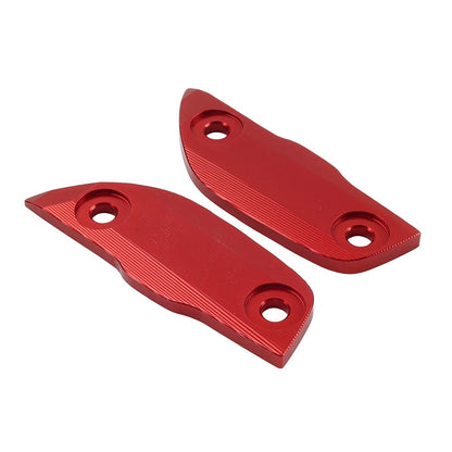 Mirror Delete Blank Block Off Base Plate Red for CFMOTO 450SR (2022–2025)