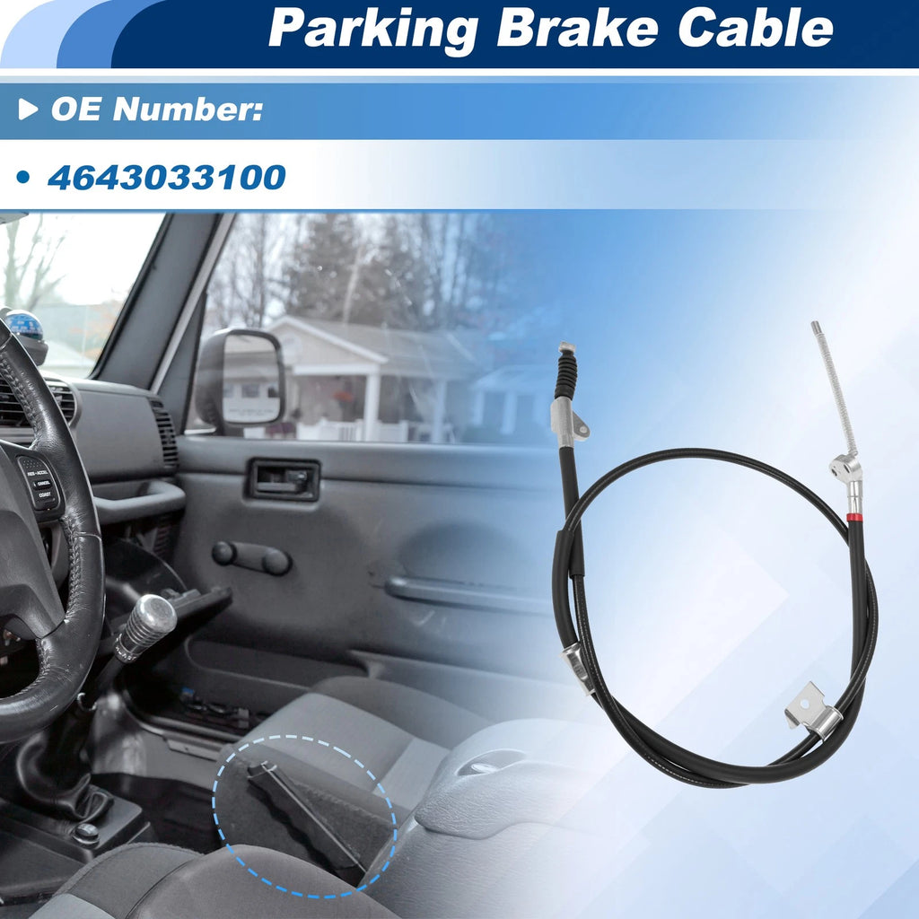 Rear Left Parking Brake Cable Assembly for Toyota Solara (2003–2008)