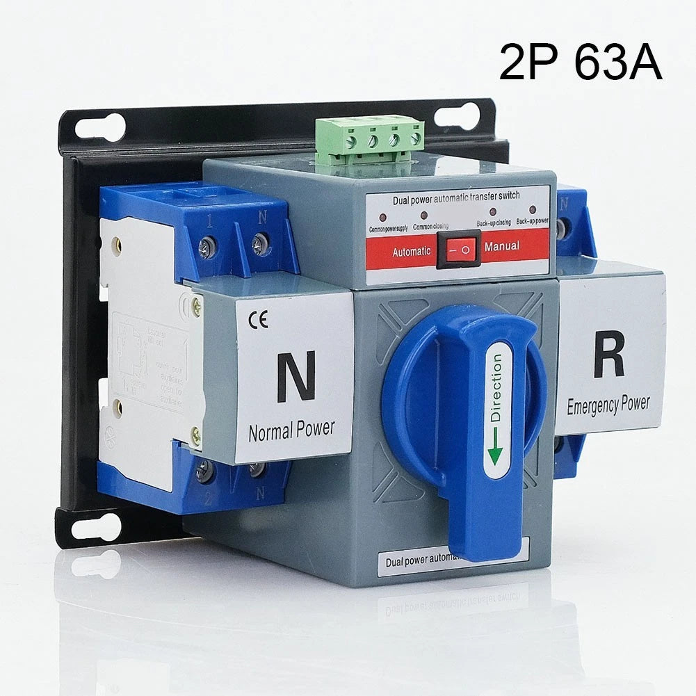 Transfer Switch for Generator 63A 220V (CB Micro-break Type)