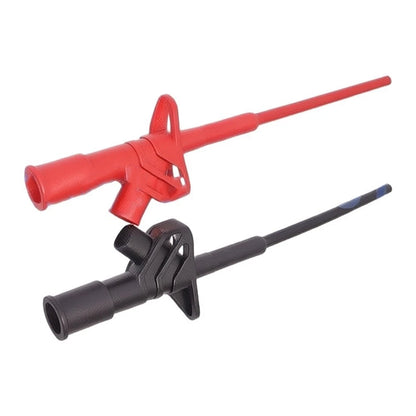 2X Insulation Test Probes Red Black Clips for DIY Projects