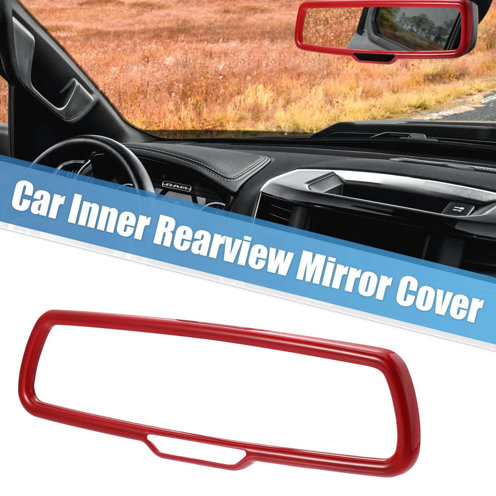 Rearview Mirror Cover Trims ABS Red for Dodge Challenger (2015–2020)