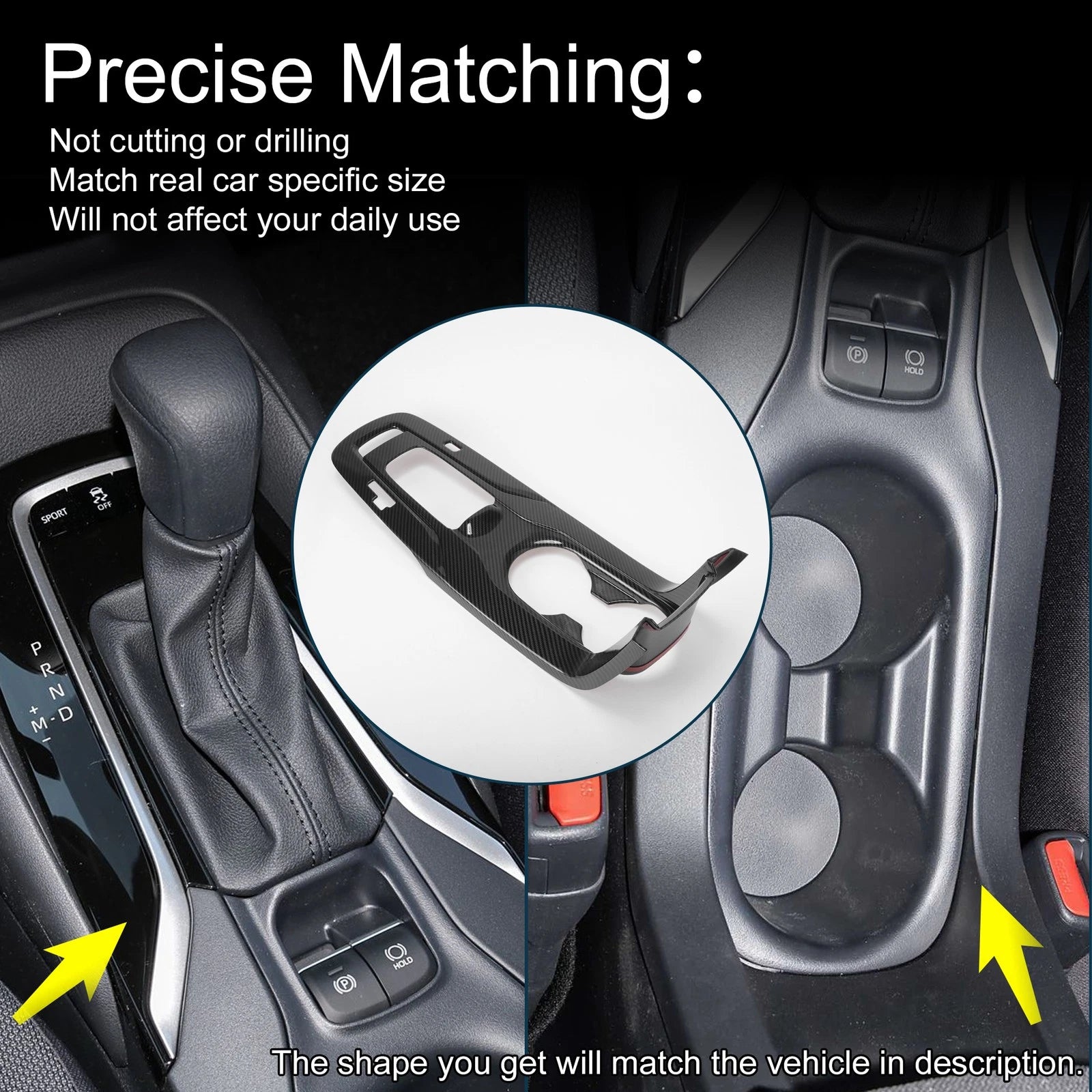 Gear Shift Knob Sticker Replacement for Toyota Corolla Automatic (2020–2022)