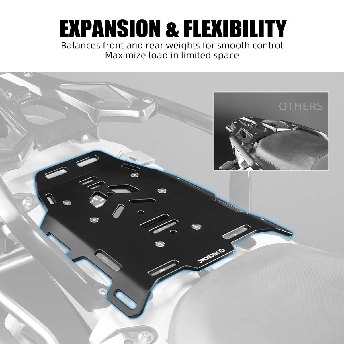 Rack Cargo Top Luggage Carrier for BMW R1250GS Adventure (2018–2024)