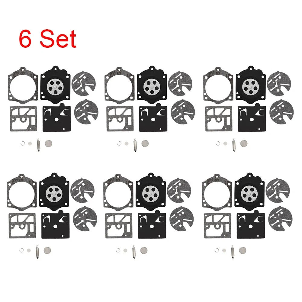 Set of 6 Carburetor Gasket Repair Kits for Walbro K10-HDC HDC-17 Stihl 015 015AV