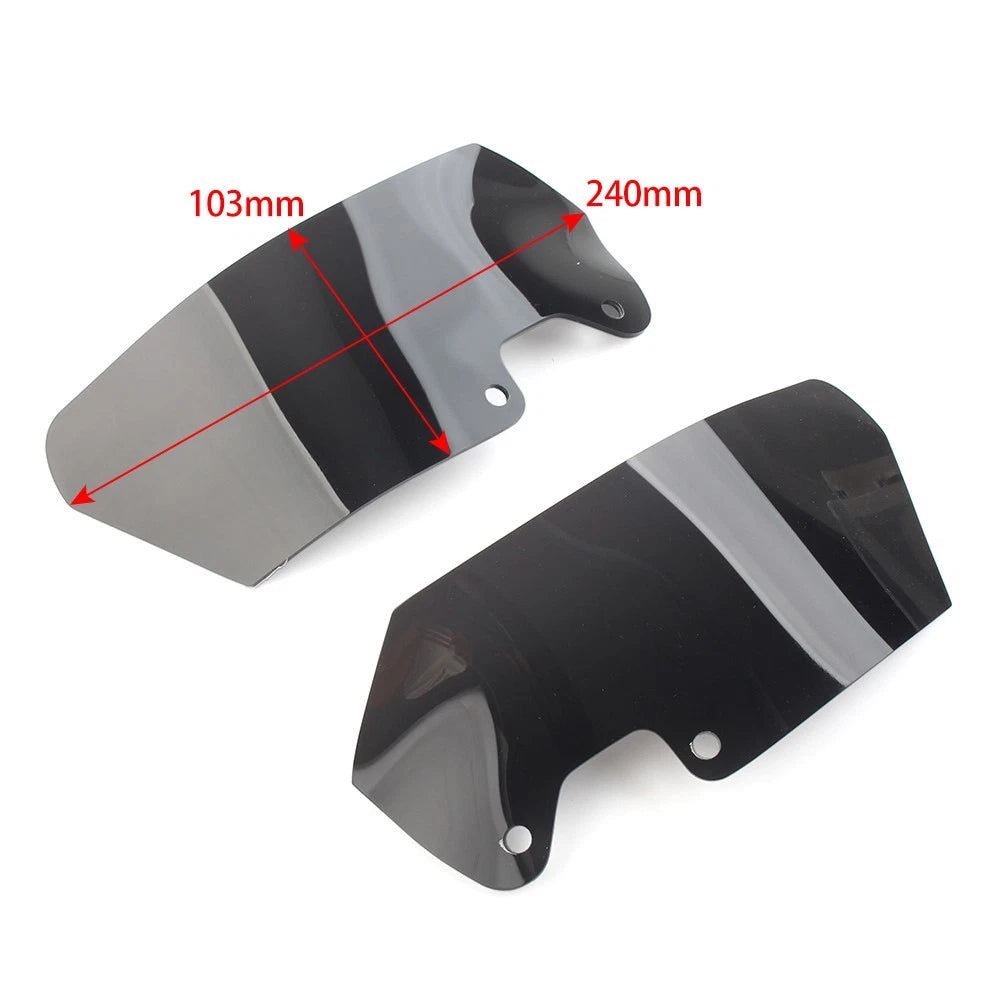 Side Windshield Windscreen Wind Deflector Trim Fit BMW R1200GS ADV 2004-2012