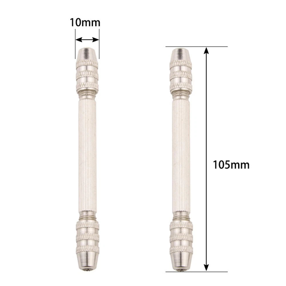 Double Ended Pin Vise for DIY Hand Drill Resin Crafting Tool