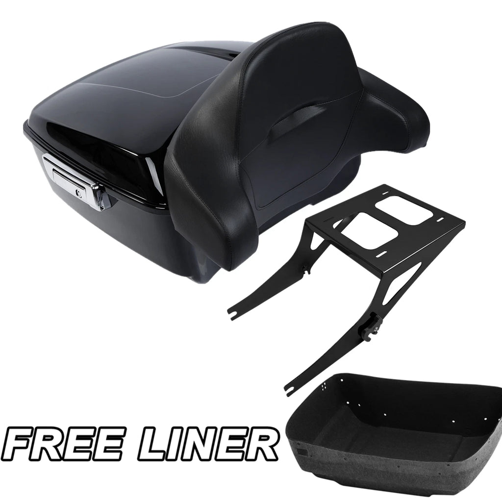 Trunk Mount Rack Backrest for Harley Fat Boy FLST (2008–2016)