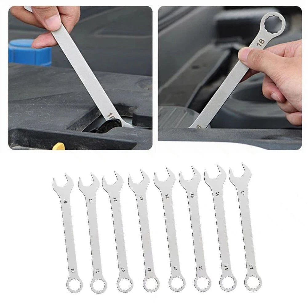 Open-end Wrench for Home Maintenance (Slim Profile, Rust-resistant)