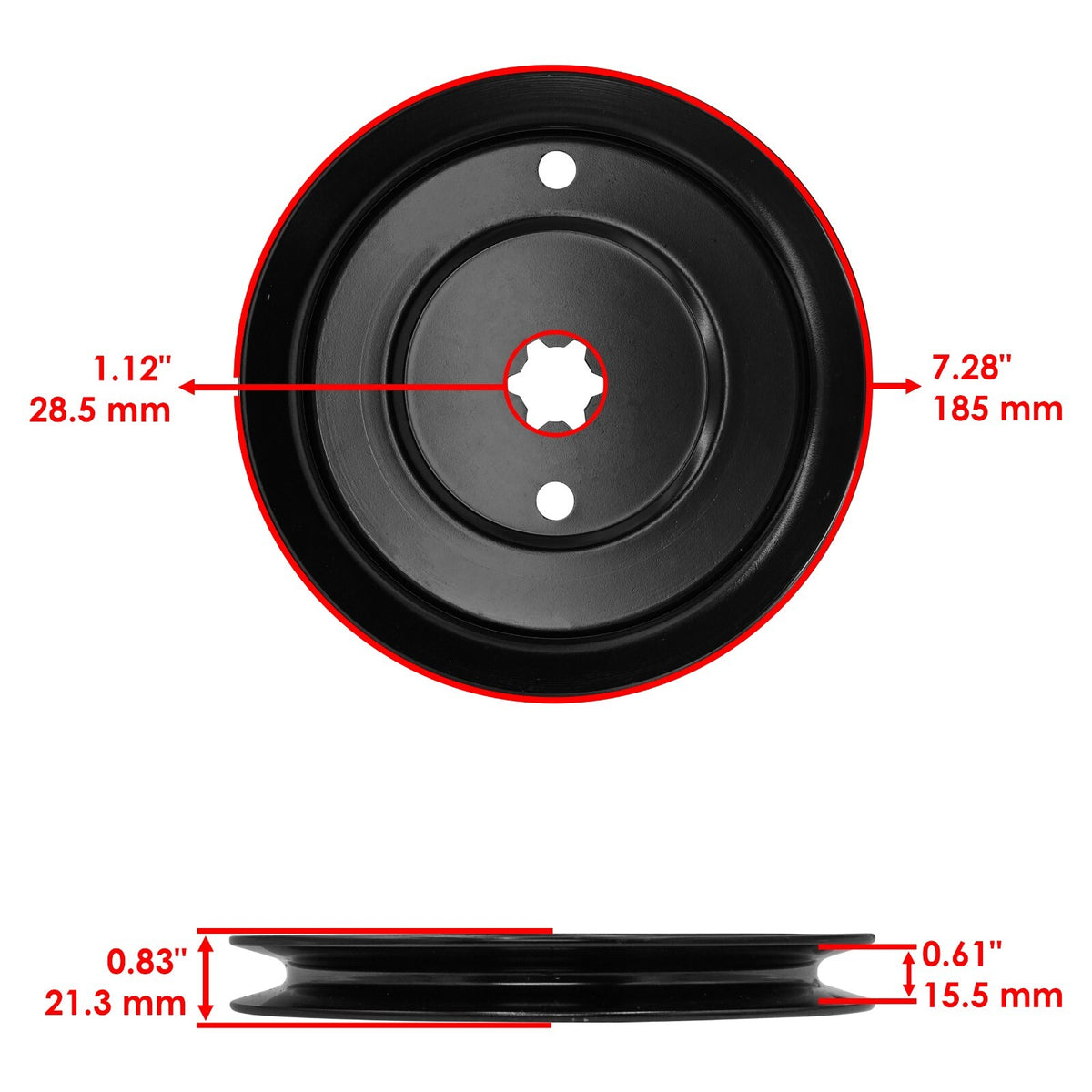 Transmission Pulley Replacement for Ryobi MTD Cub Cadet (2005–2015)
