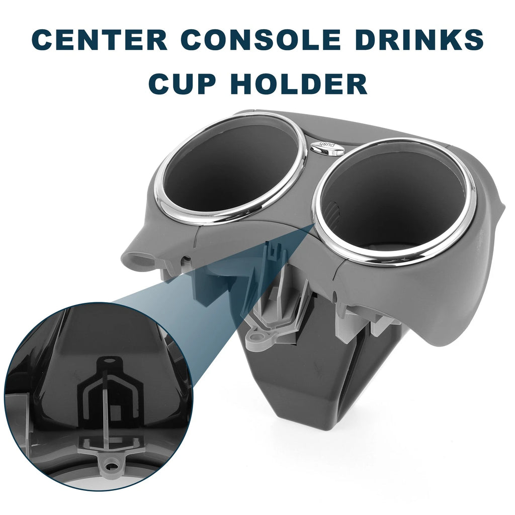 Cup Holder Replacement for Mercedes Benz W219 Drink Holder Gray (2005–2011)