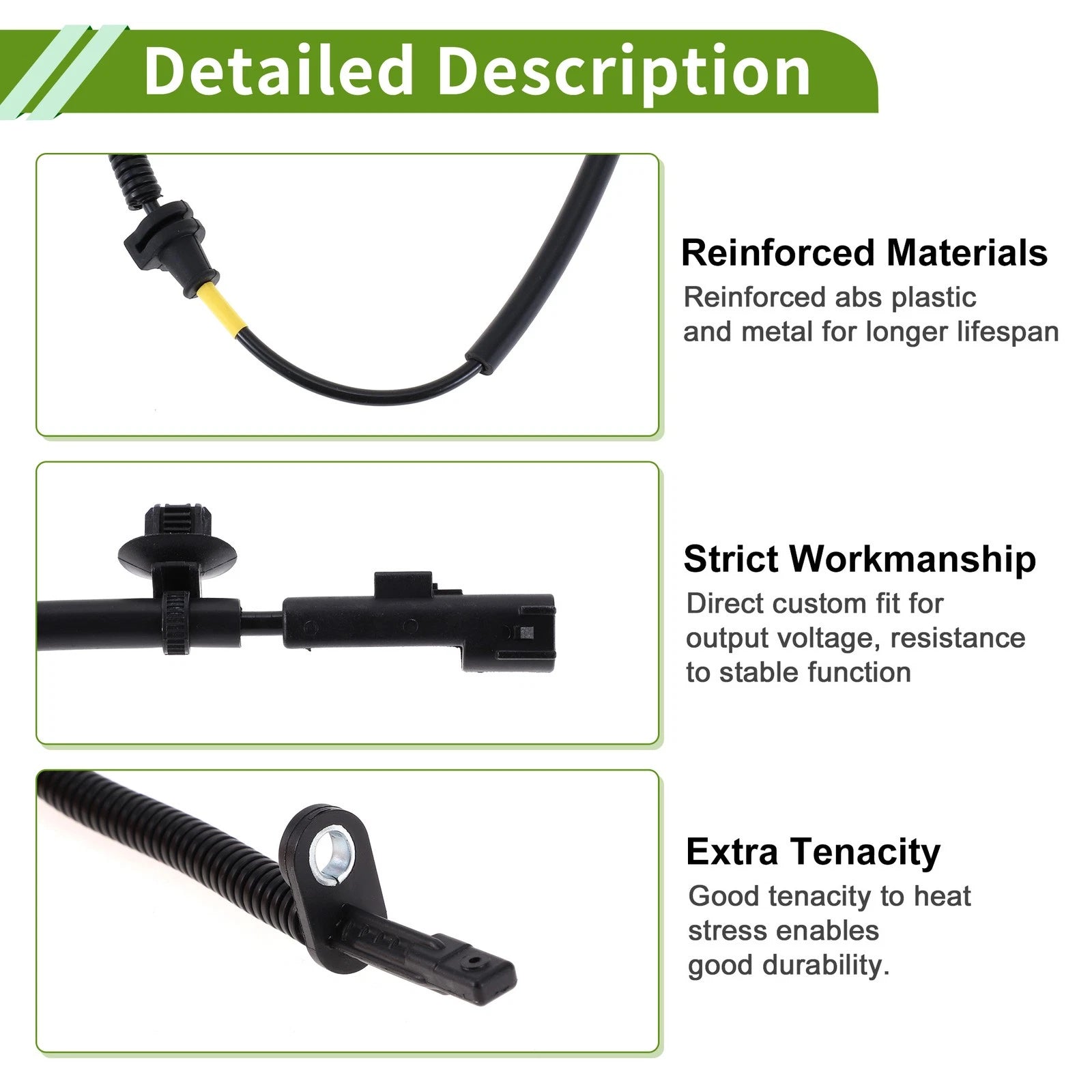 ABS Wheel Speed Sensor Replacement Rear for Lincoln MKZ (2013–2015)
