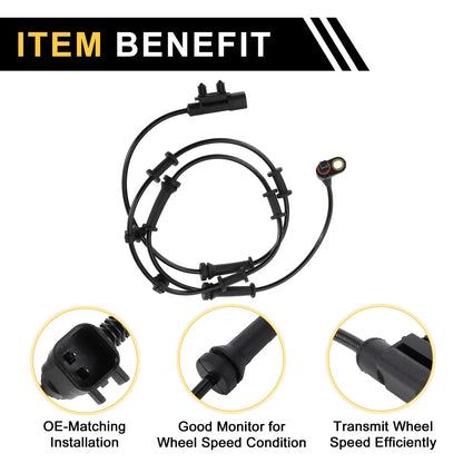 ABS Wheel Speed Sensor No. 52060156AD for Jeep Wrangler (2007–2017) Front Left Right