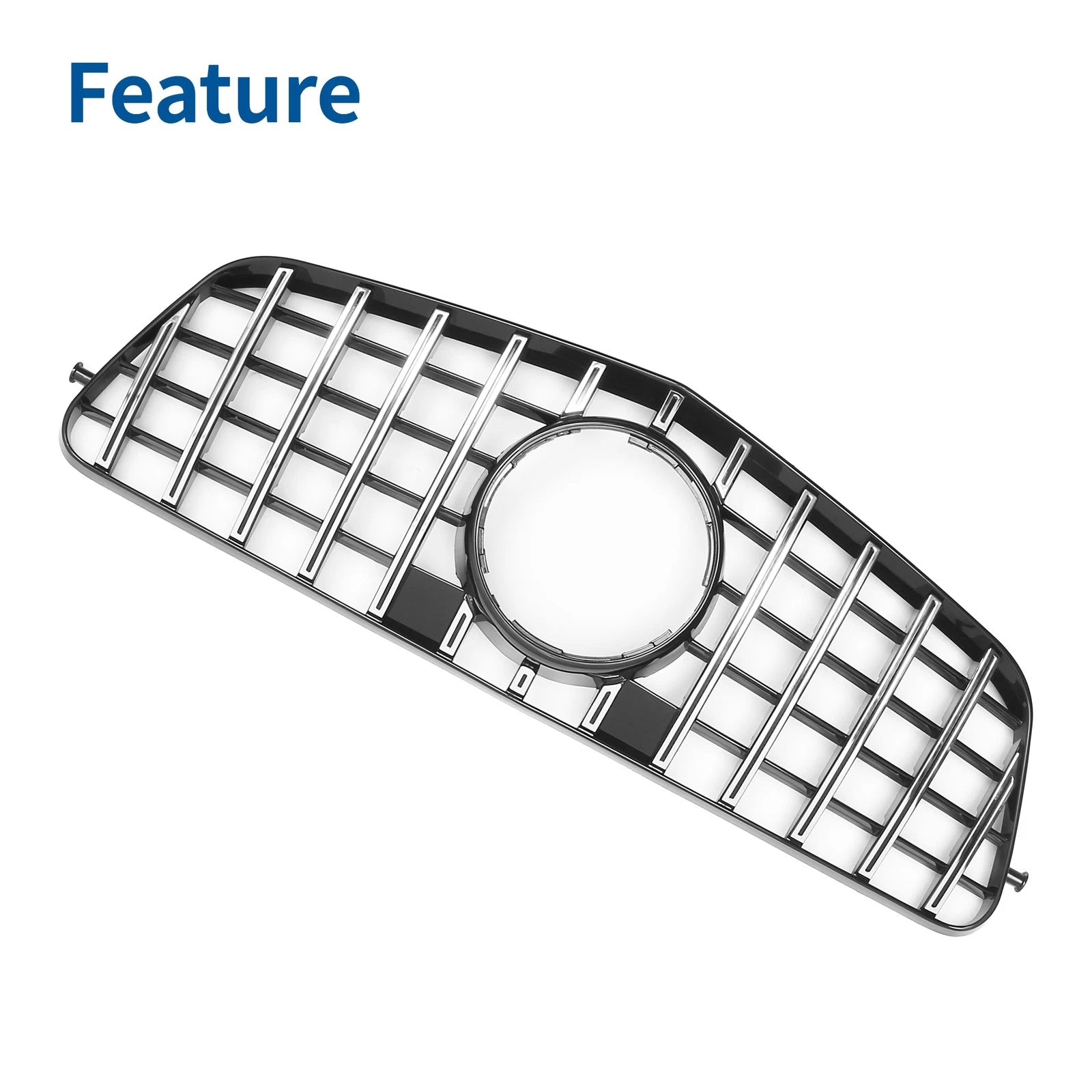 Front Upper Bumper Grille Grill Replacement for Mercedes-Benz E300 (2014–2020)