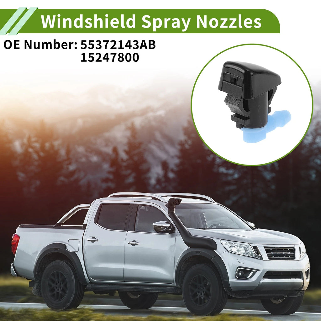 Windshield Washer Nozzle with Hose Connector for Jeep Renegade (2015–2022)