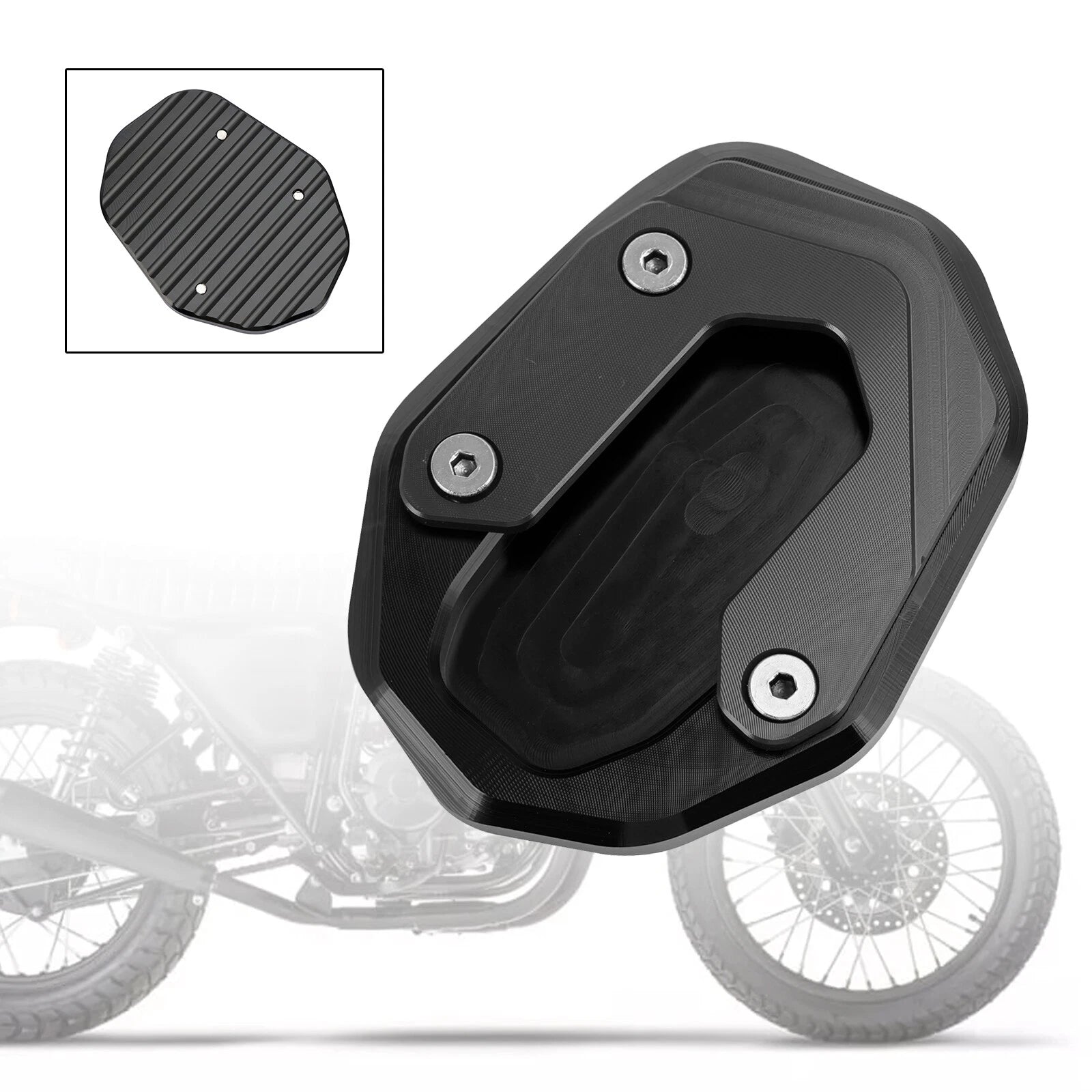 Kickstand Enlarged Plate Pad for Ducati Scrambler 800 (2015–2019) a9