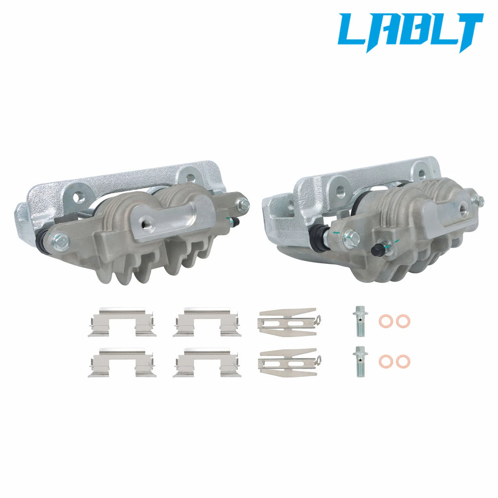 2X Disc Brake Calipers w/ Bracket for Ford Mustang (2003–2004) LABLT