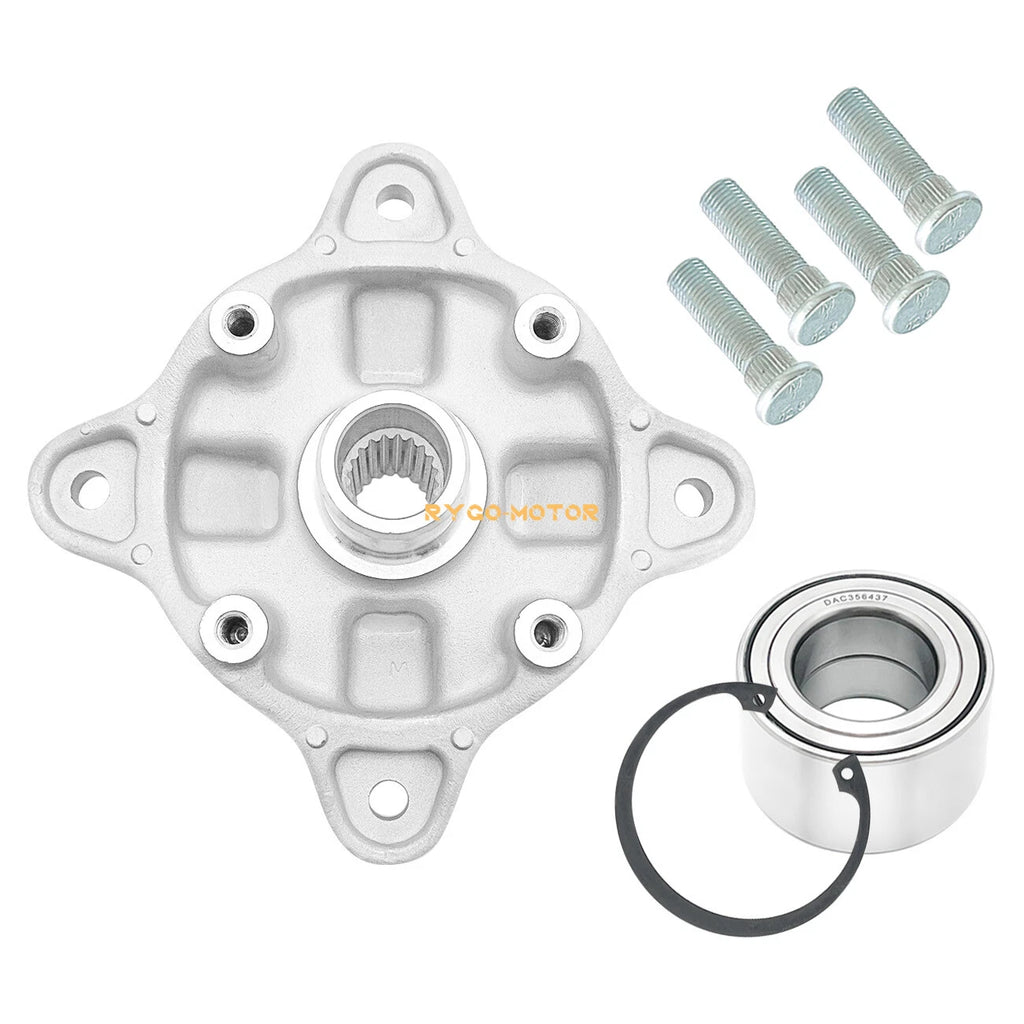 Front Wheel Hub with Bearing Studs Kit for Polaris Sportsman X2 500 570 800 (2003–2021) 5134310