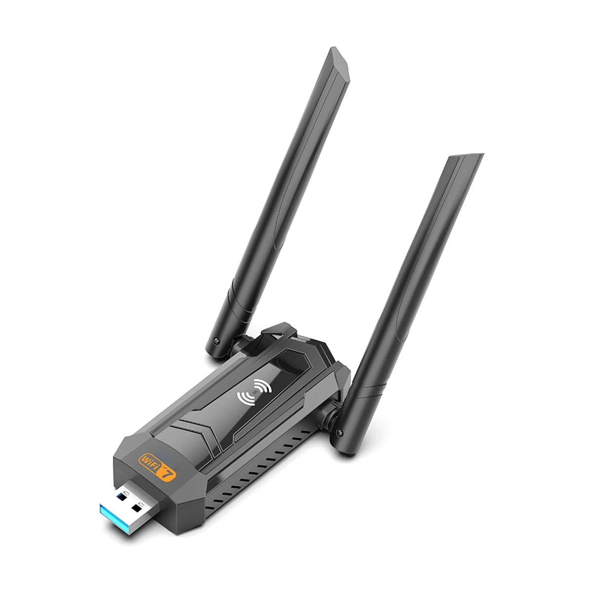 Tri-Band WiFi 7 USB 3.0 Wireless Adapter 6500Mbps for Windows 11 Laptop