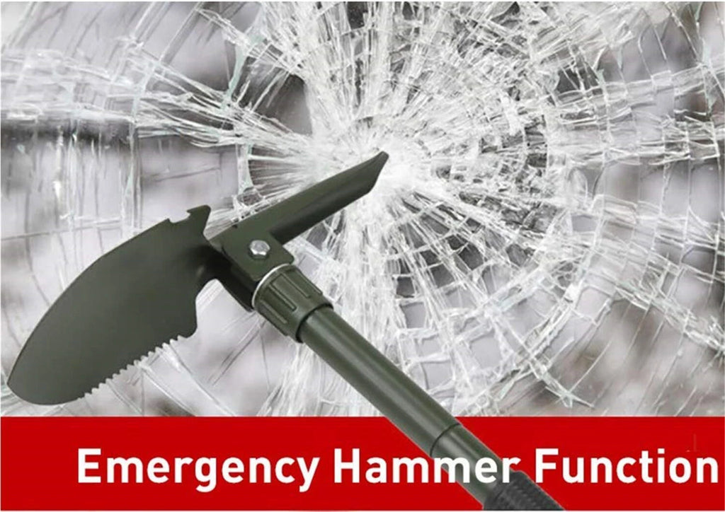 Folding Shovel for Military Use (Emergency, Green)