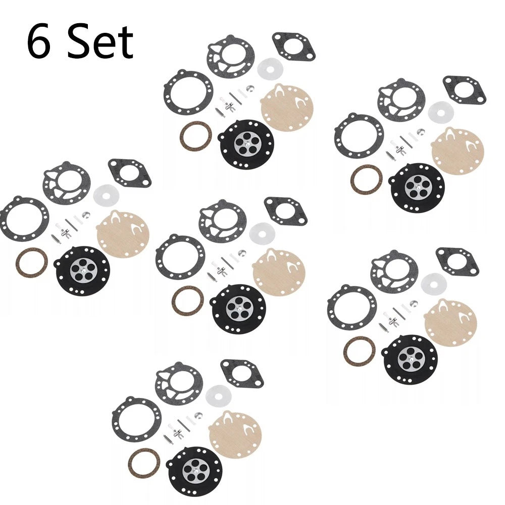 Set of 6 Carburetor Repair Kits for Zama RB-42 Stihl 08 08S 070 090 TS350 TS360