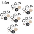 Set of 6 Carburetor Repair Kits for Zama RB-42 Stihl 08 08S 070 090 TS350 TS360