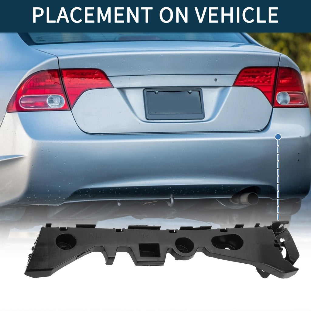 1pc Right Side Rear Bumper Retainer Bracket for Mazda 3 Sedan (2014–2021)