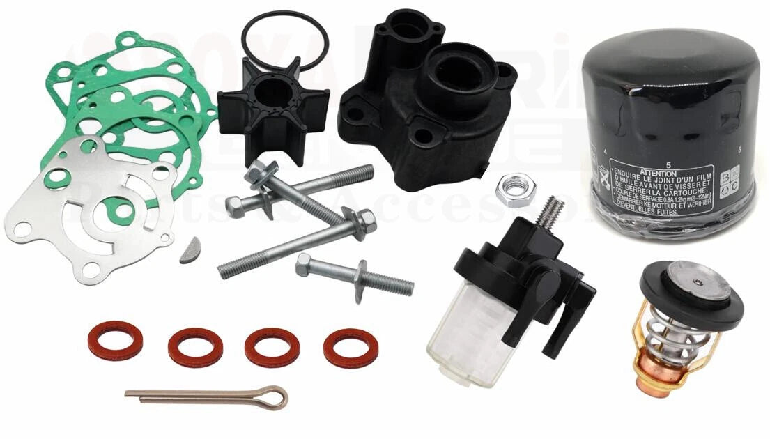 Outboard Maintenance Kit for Yamaha F80A F100A (Thermostat Oil Fuel Filter)