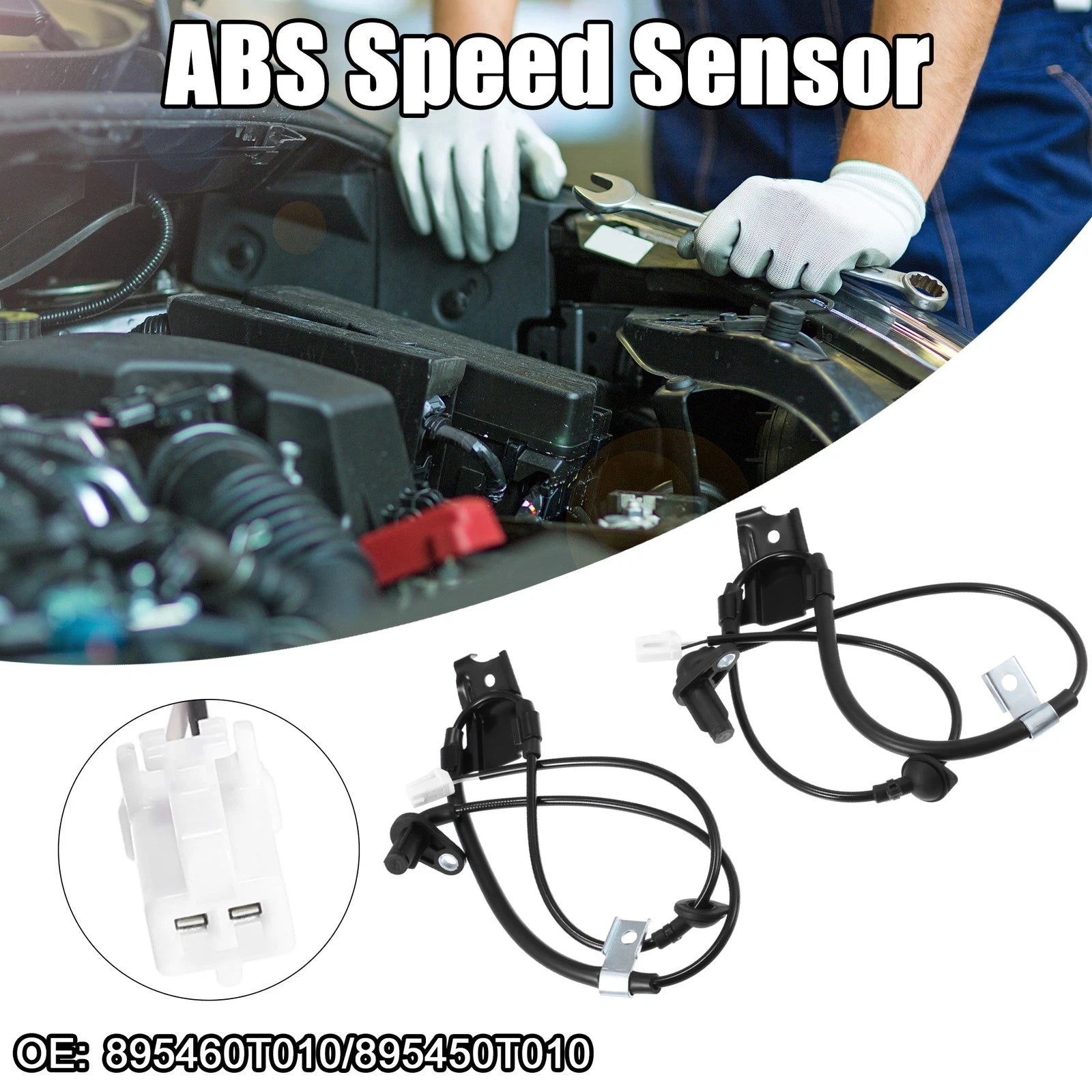 Wheel Speed Sensor Rear Left Right ABS Set for Toyota Venza (2009–2015)