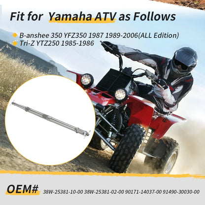 Rear Axle Shaft with Nuts Pins Kit for Yamaha YFZ350 Banshee 350 (1987–2006)