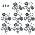 Set of 8 Carburetor Kits for Kawasaki TD24 TD25 TD33 TG20 TG24 TG25 TG33