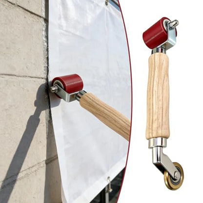 Professional Roofing Seam Roller Kit 40mm Body Roller and 30mm Brass Tip Roller
