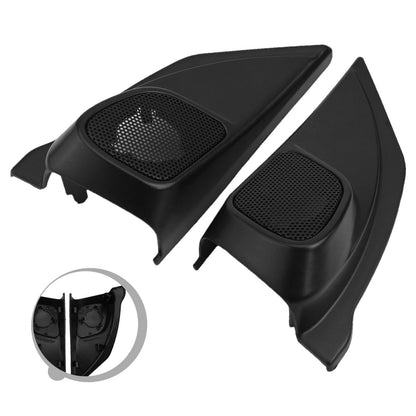 A Pillar Audio Speaker Covers for Honda CR-V - Pair, Black ABS