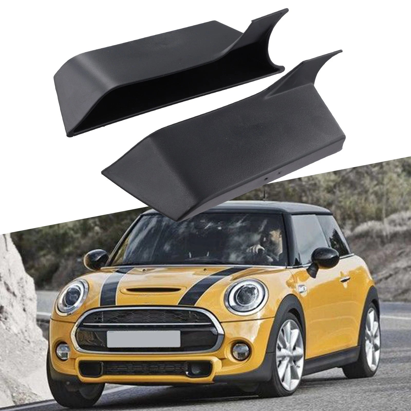 2X Interior Door Armrest Storage Box Organizer for MINI Cooper F56 (2014–2021)