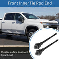 Front Inner Tie Rod End Links Replacement 2pcs for Chevrolet Silverado 2500HD (2011–2019)