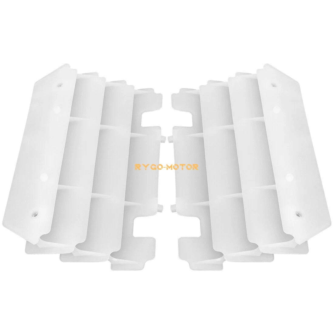 2 Radiator Louvers Guards White for Kawasaki KX125 KX250 (1997–2004) 14037-1310-RZ